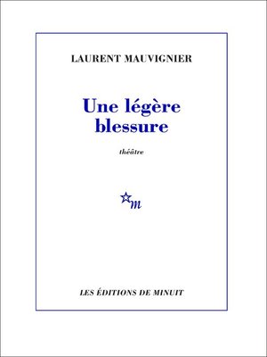 cover image of Une légère blessure